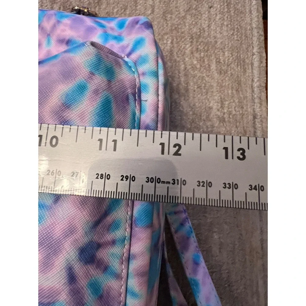 Under One Sky Tie Dye Mini Backpack Cat Ears Purple Blue Zippered Small Bag